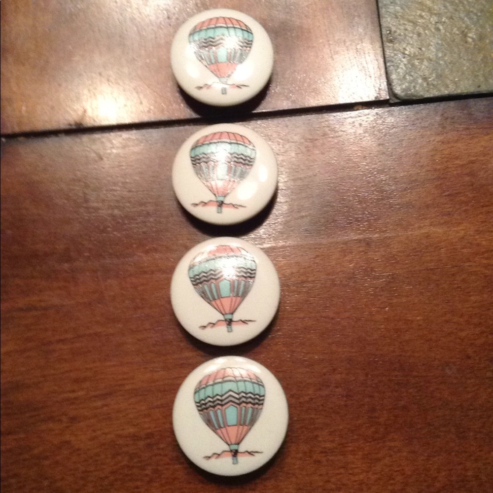 4 hot air balloon button covers